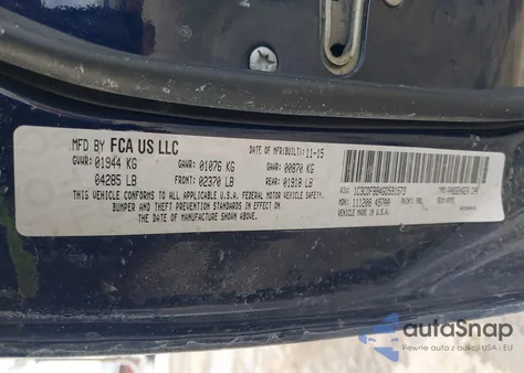 2016 Dodge Dart Sxt z USA, uszkodzony, nr VIN 1C3CDFBB4GD591573